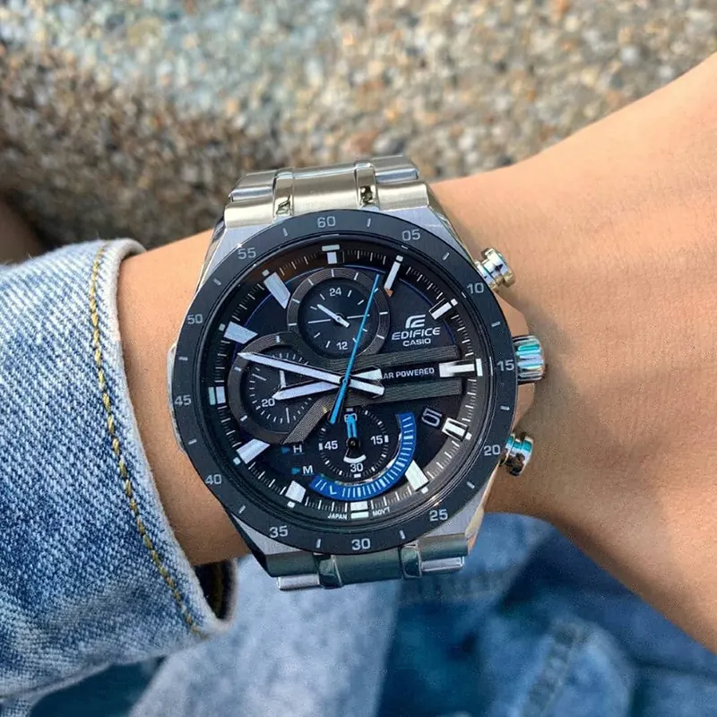 Casio Edifice Solar Powered Blue Men's Watch  EQS-940DB-1BV